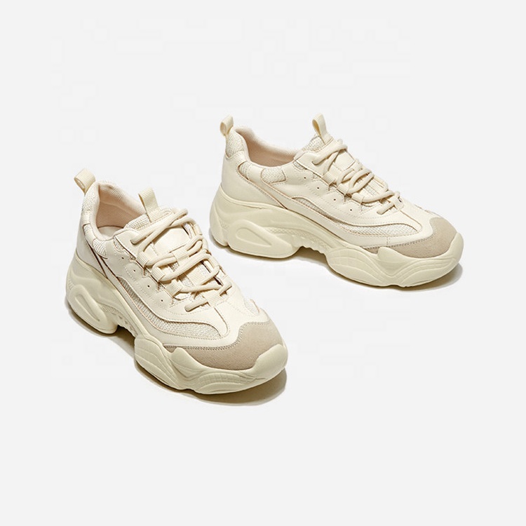 China New Design Hot Selling Wholesale Footwear Stylish Sneaker Casual Sport Shoes Women Platform